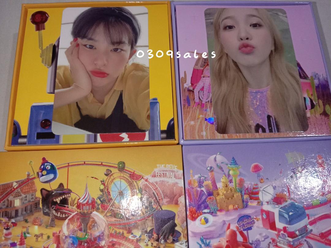 Red Velvet The Reve Festival Day 1 & Day 2 Kihno Albums with Photocard, Hobbies & Toys