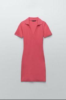 Ribbed Polo Dress