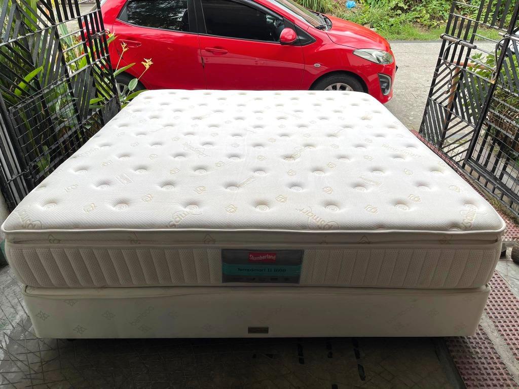 [RUSH] SLUMBERLAND KING SIZE BED / MATTRESS AND BED FRAME, Furniture