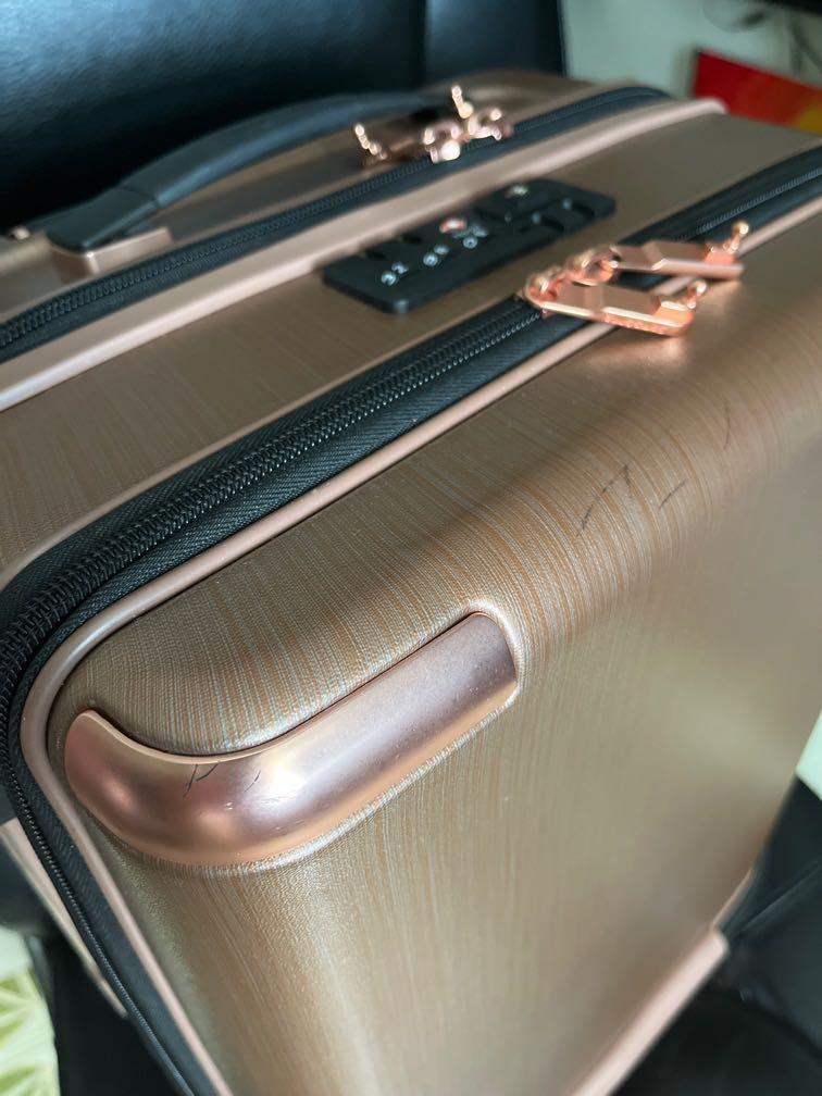 Samsonite Rose Gold Luggage, Hobbies & Toys, Travel, Luggage on Carousell