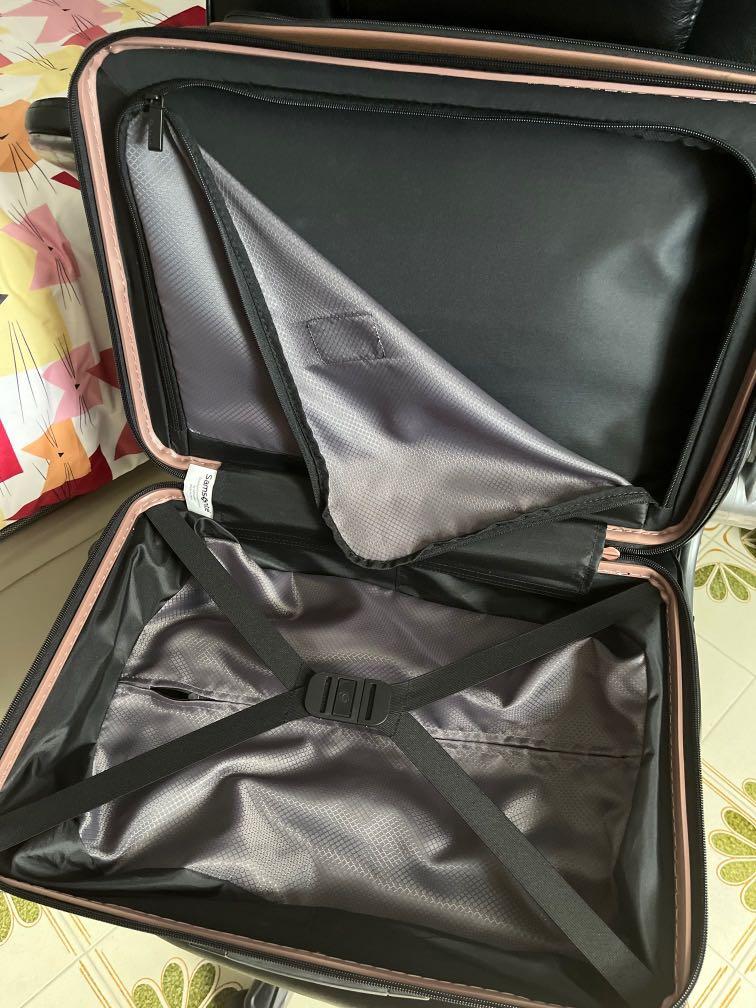 Samsonite Rose Gold Luggage, Hobbies & Toys, Travel, Luggage on Carousell
