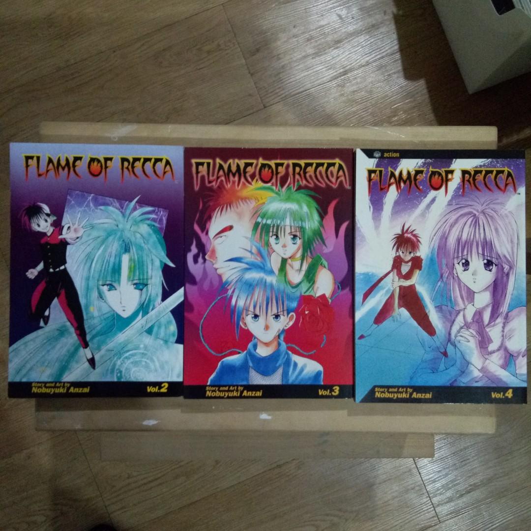 (set) Flame of Recca (Category: Figurines & Statues) located in Taguig. Submitted by garagesale_ph (Listing ID 1169669244, Image 1). Description: Selling as set only. Vol 2-4. No shopee. Payment thru gcash, bpi, bdo. Shipping GGX..
