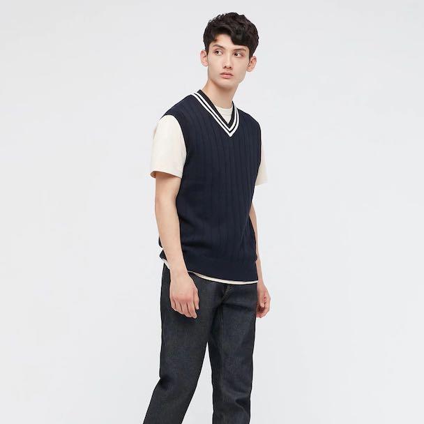 Uniqlo v deals neck vest
