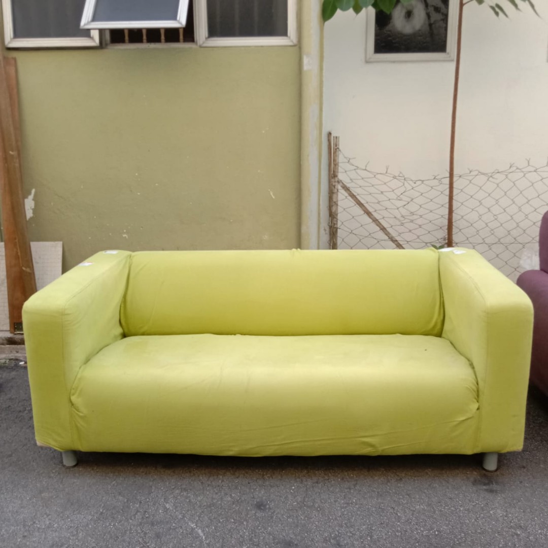 SOFA IKEA KLIPPAN 2 SEATER, Furniture & Home Living, Furniture, Sofas on Carousell