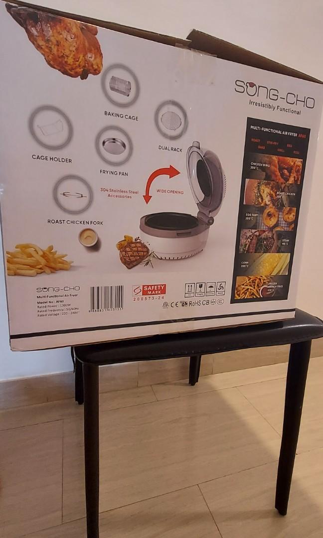 SongCho Airfryer Model No. AF60, TV & Home Appliances, Kitchen