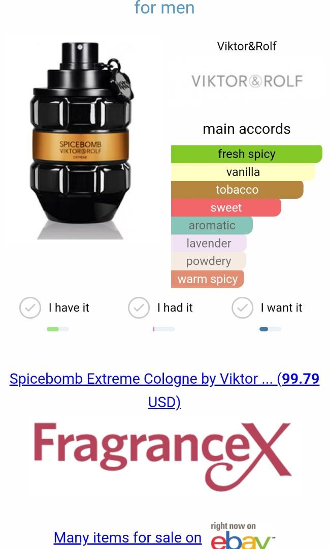 Spicebomb Extreme Viktor&Rolf, Beauty & Personal Care, Fragrance &  Deodorants on Carousell