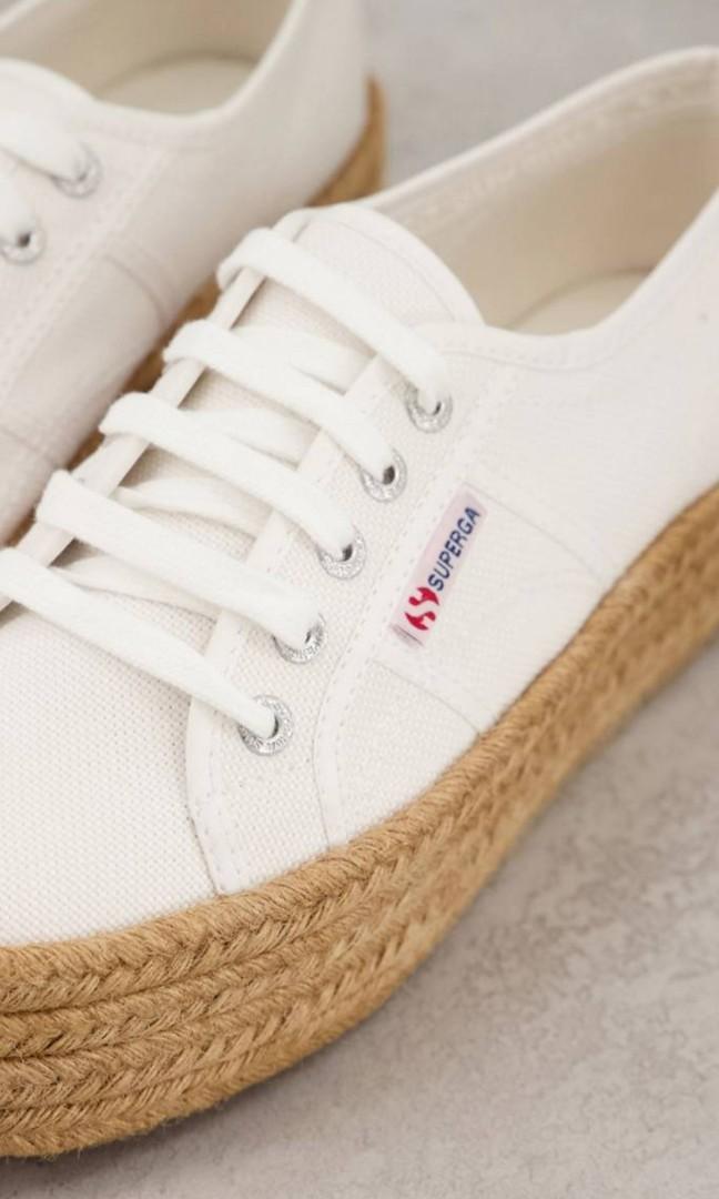 White trainers hotsell superga