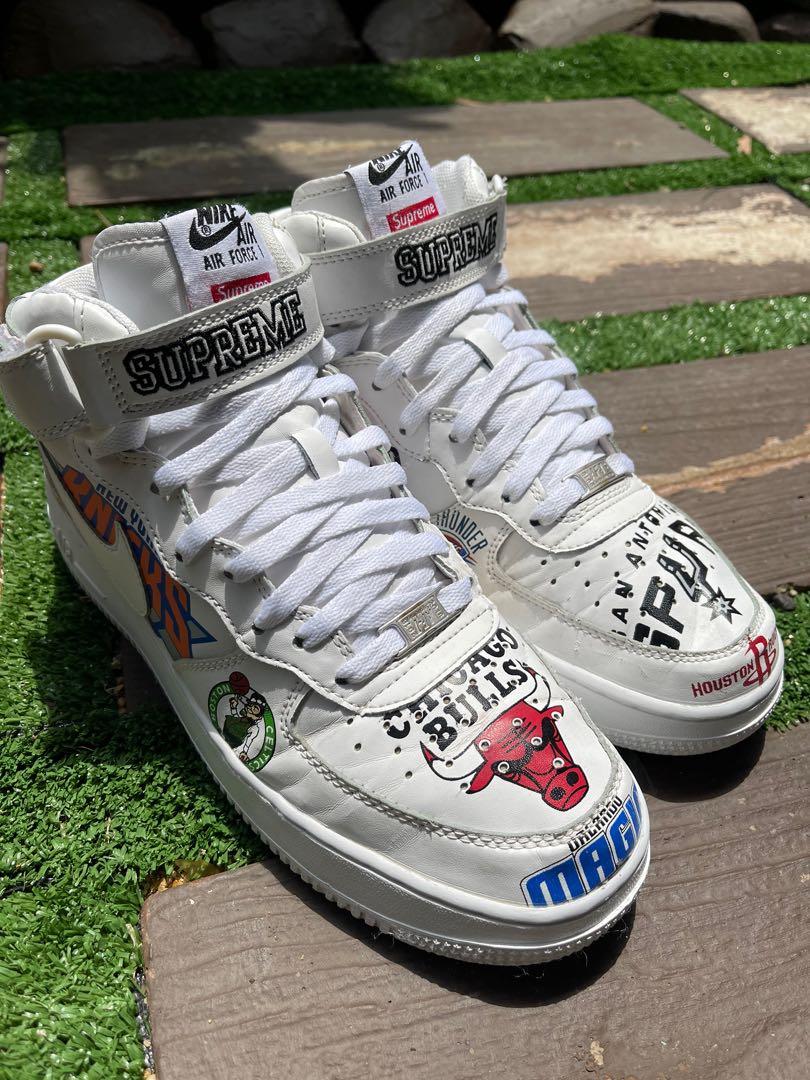 Supreme x nba online x air force 1
