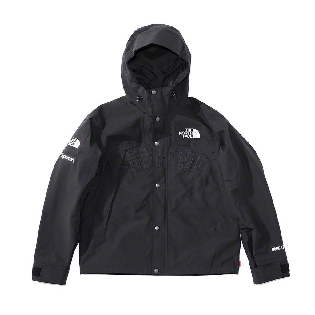 Supreme x The North Face Arc Logo Mountain Parka Black, 男裝, 外套及戶外衣服-  Carousell