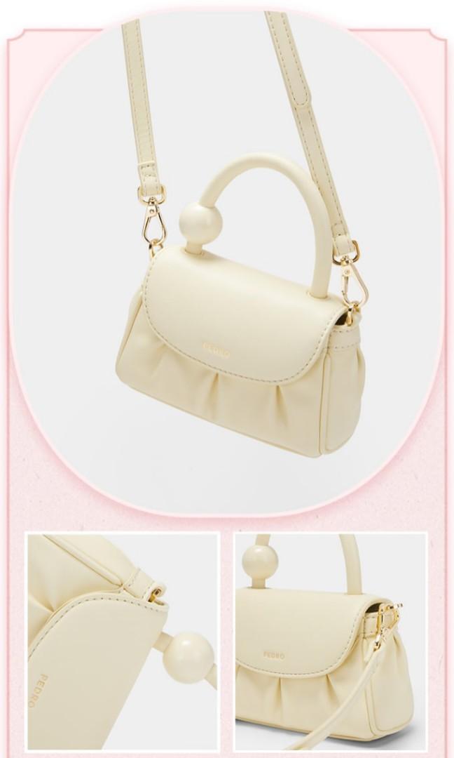 Tas Pedro Mini Handle Bag, Barang Mewah, Tas & Dompet di Carousell