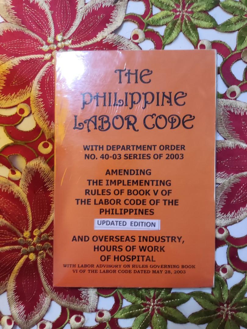 The Philippine Labor Code, Hobbies &