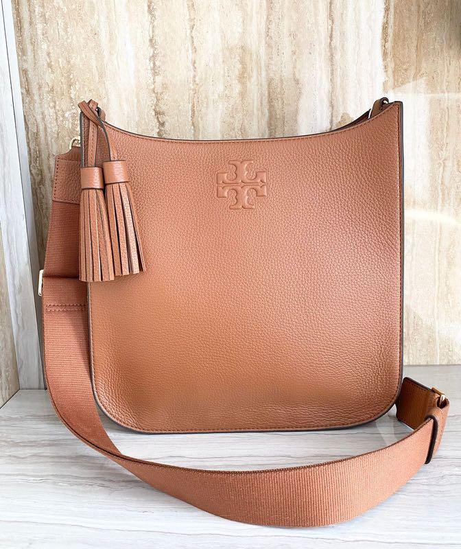 Tory Burch Thea Web Large Shoulder Bag Classic Tan