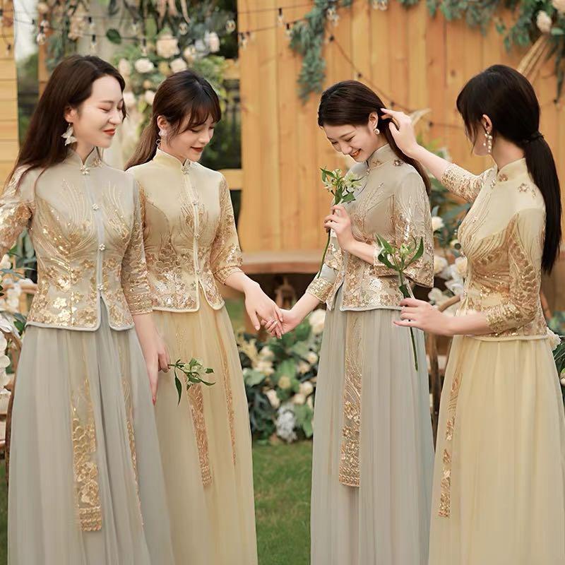 Traditional chinese on sale bridesmaid dresses