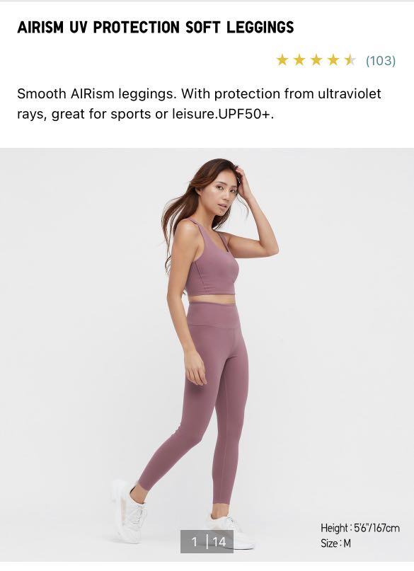 Uniqlo Airsm Soft Leggings, Women's Fashion, Activewear on Carousell