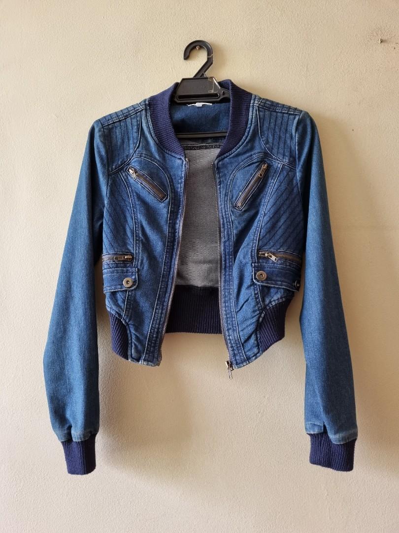 Valleygirl Denim Jacket Women s Fashion Coats Jackets and