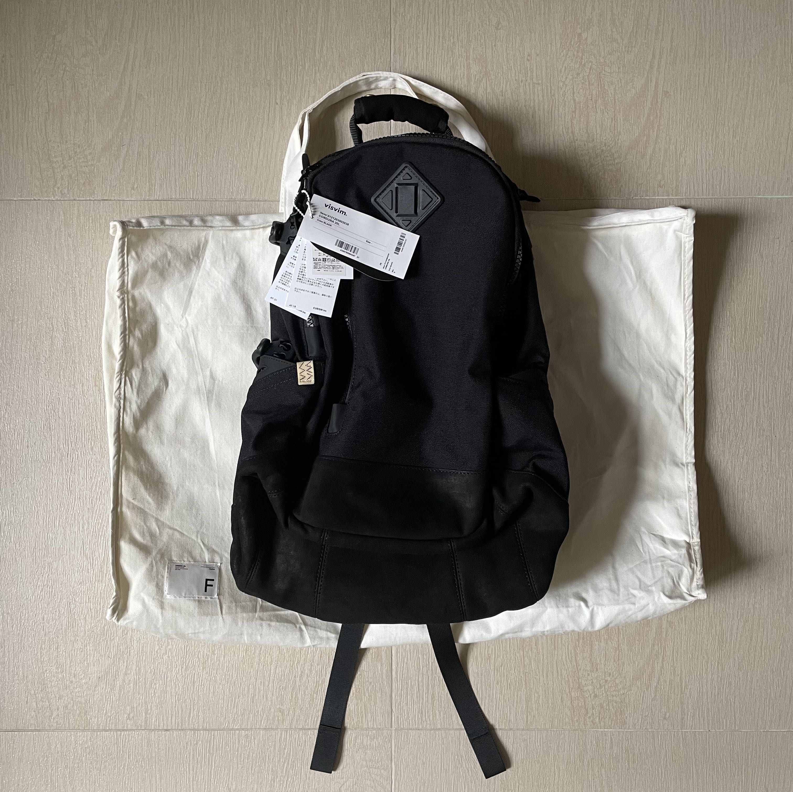 Visvim Cordura 20L Backpack 書包not Ballistic 22L, 25L, 男裝, 袋