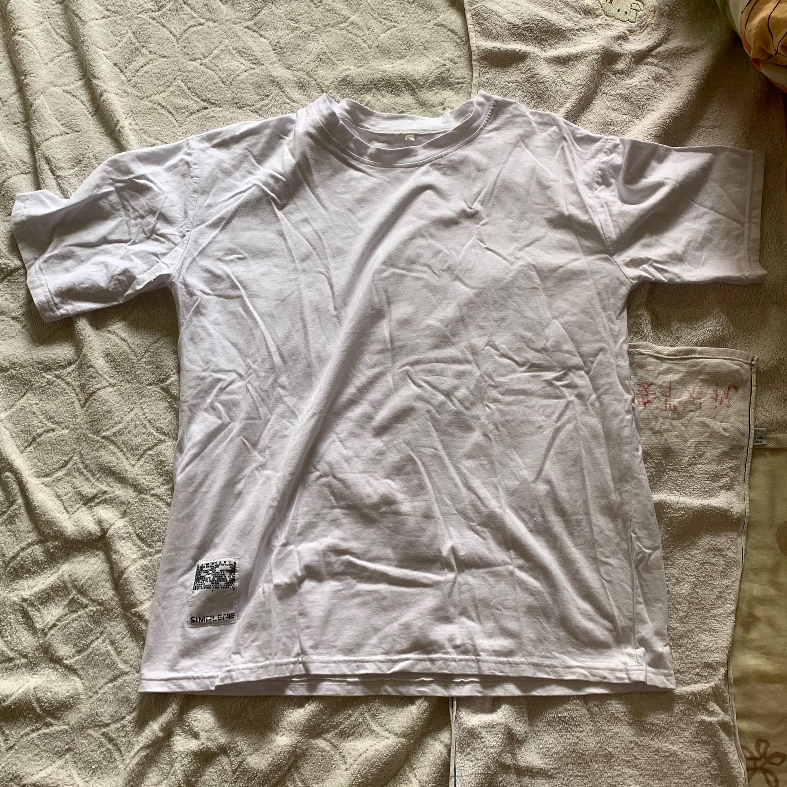 old white t shirt