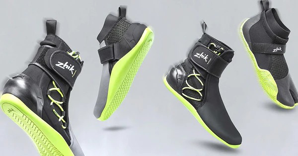 Zhik High Cut Dinghy Boot - 5mm Neoprene Sailing Boots With Quick Lock Lacing