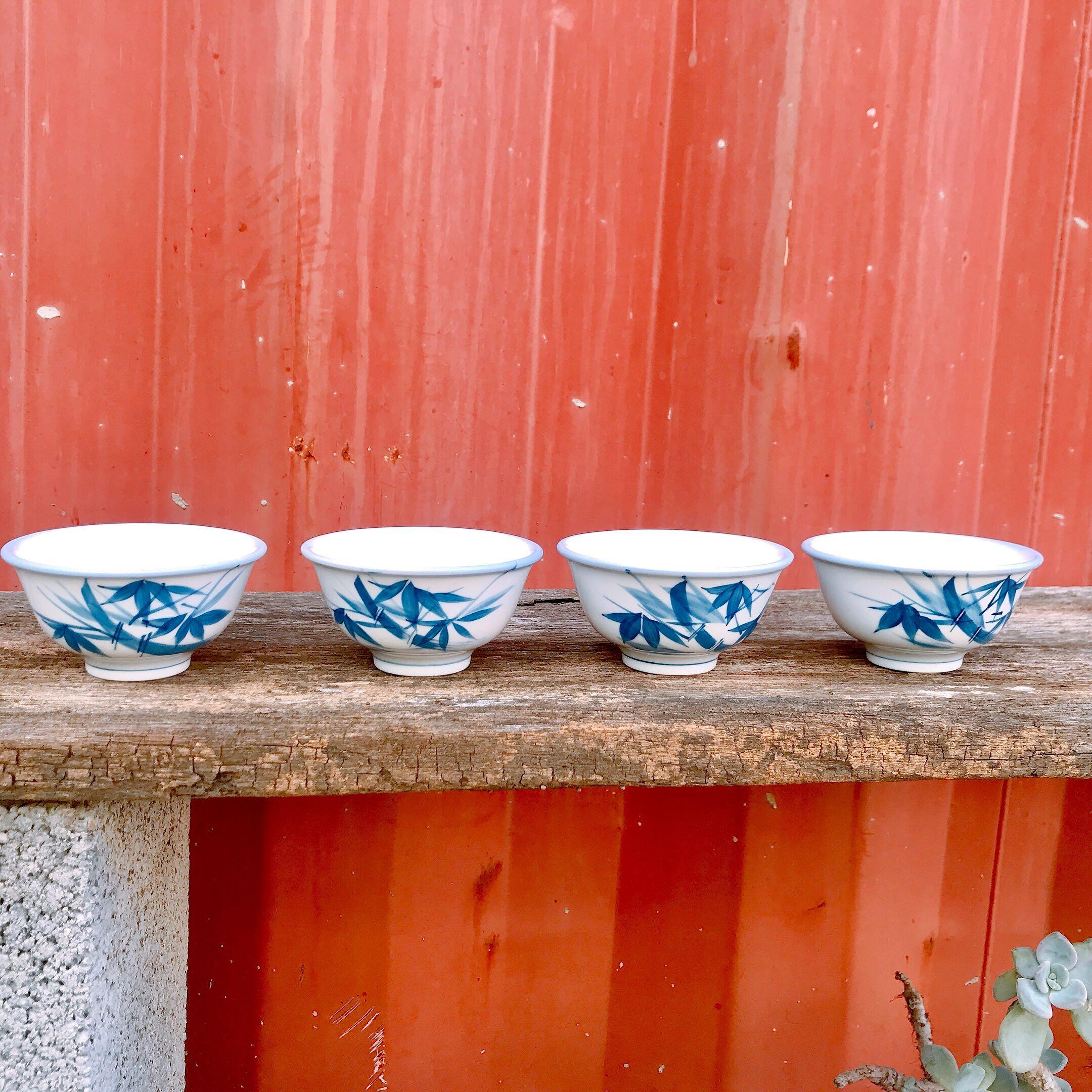 (全新) 早期香山窯 陶瓷碗 小碗 碗盤 飯碗 廚房 居家 飯丸 日本料理 老物 古物 碗