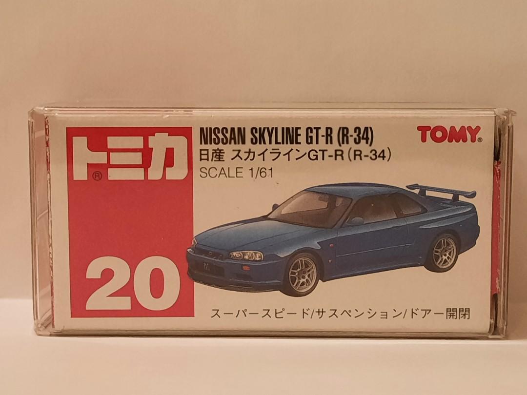 絕版tomica No Nissan Skyline Gt R R 34 Made In China 紅字tomy 中國制r34 Gtr 跑車車仔 興趣及遊戲 玩具 遊戲類 Carousell