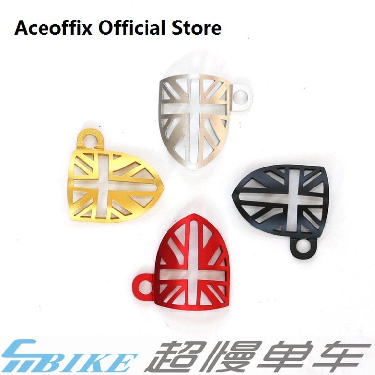 Aceoffix bike fender disc fender brake cable protector union jack for
