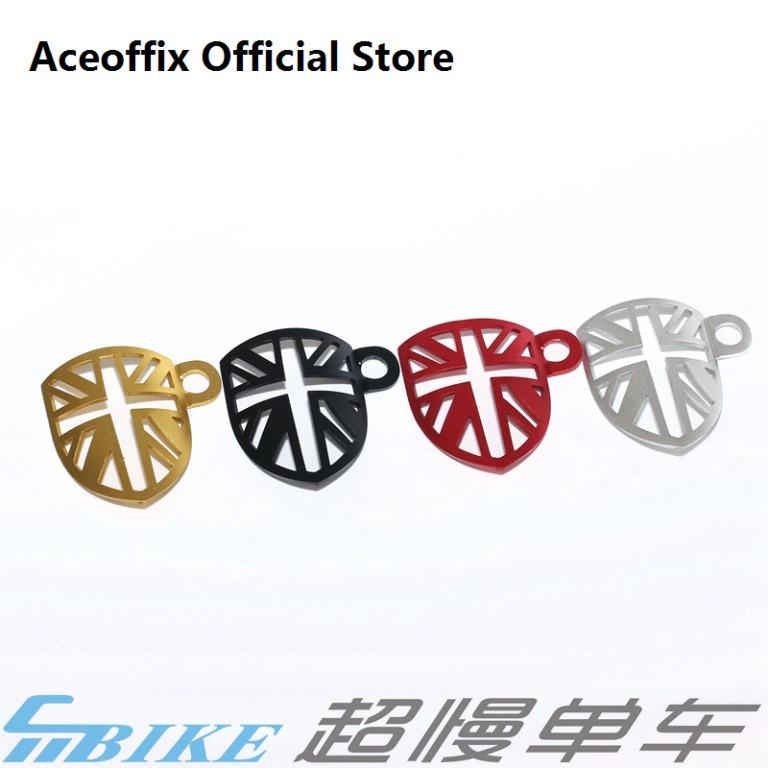 Aceoffix bike fender disc fender brake cable protector union jack for