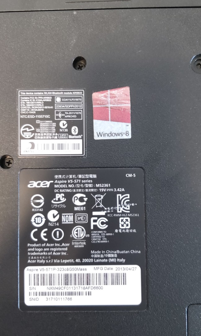 Acer model MS2361 laptop well used, 電腦＆科技, 手提電腦 - Carousell