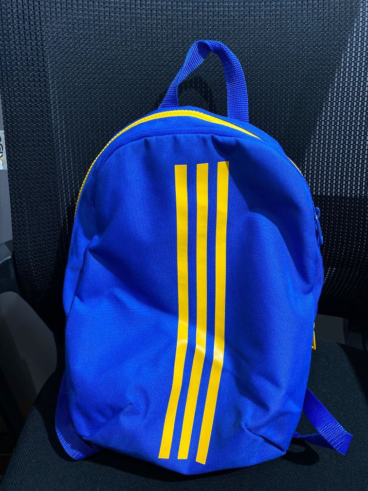 ADIDAS Backpack in Blue/Yellow, Men's 