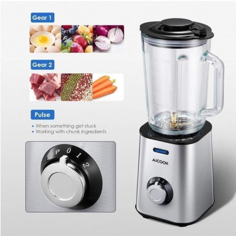 AICOOK Smoothie Blender, 9 Speeds Control, Touch Screen