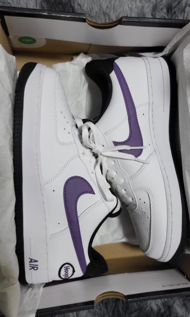 Nike Air Force 1 Low Hoops White Canyon Purple Men's - DH7440-100 - US