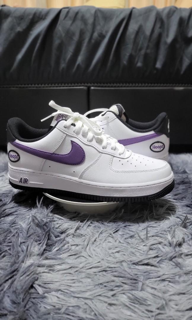 Nike Air Force 1 Low Hoops White Canyon Purple