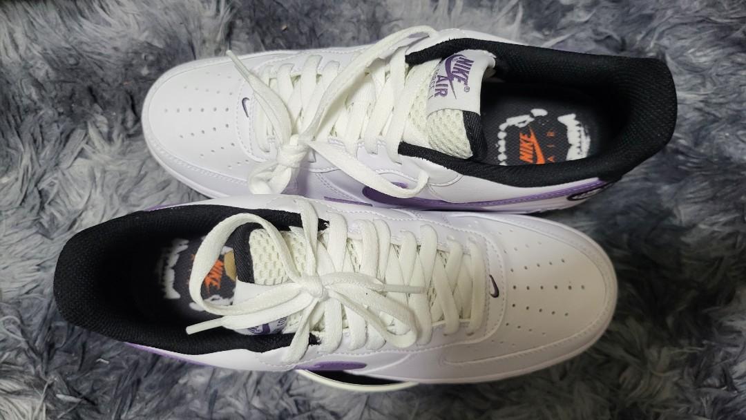 Nike Air Force 1 Low ''Hoops White Canyon Purple'' Sneakers - Farfetch