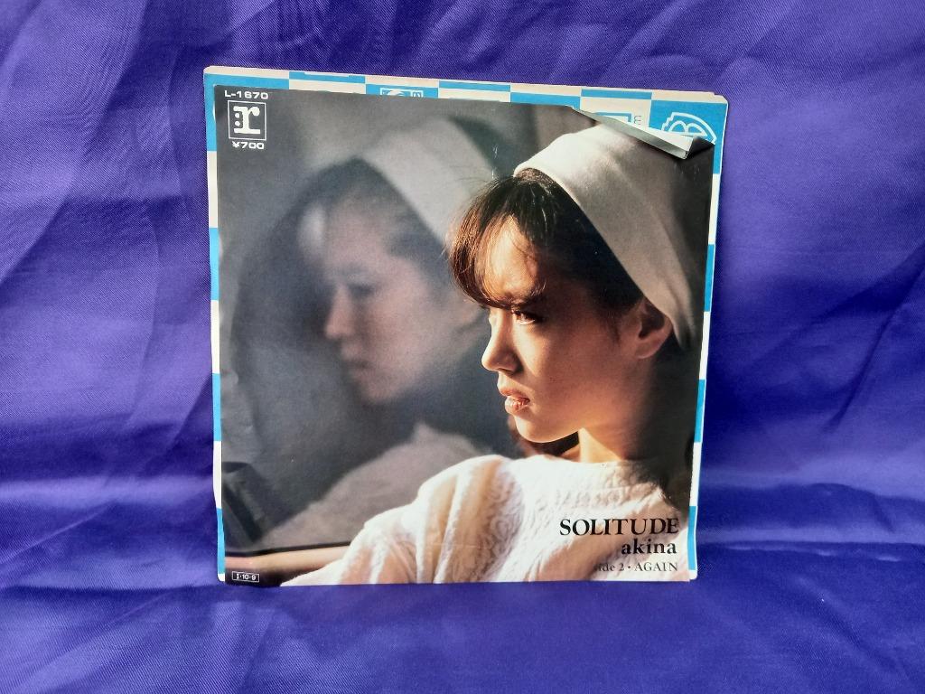 中森明菜 SOLITUDE L-1670！レコード！当時物！