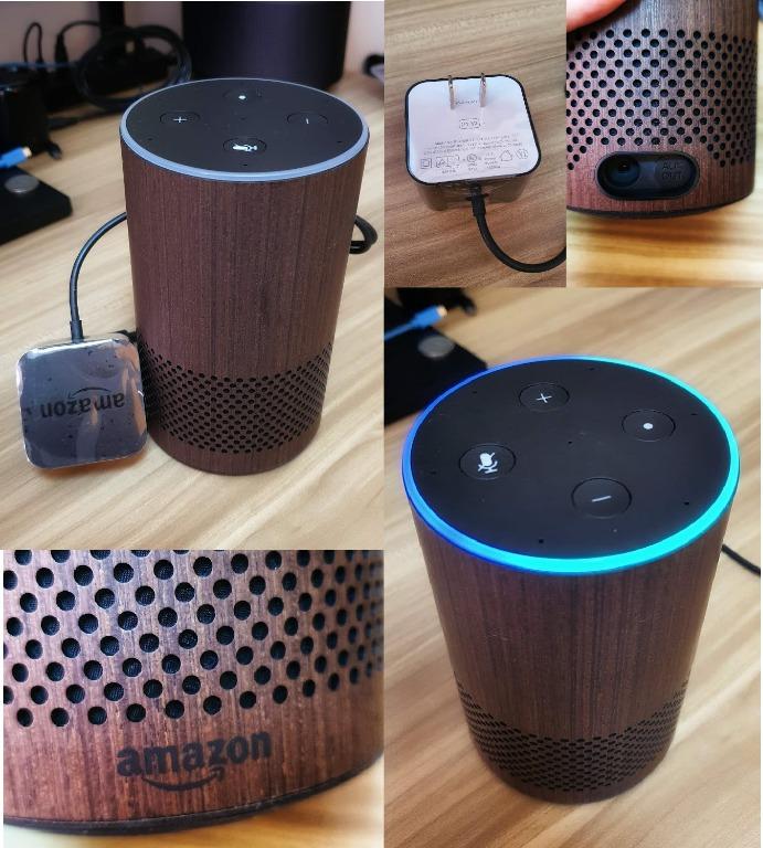 Amazon echo 2nd generation walnut finish hotsell
