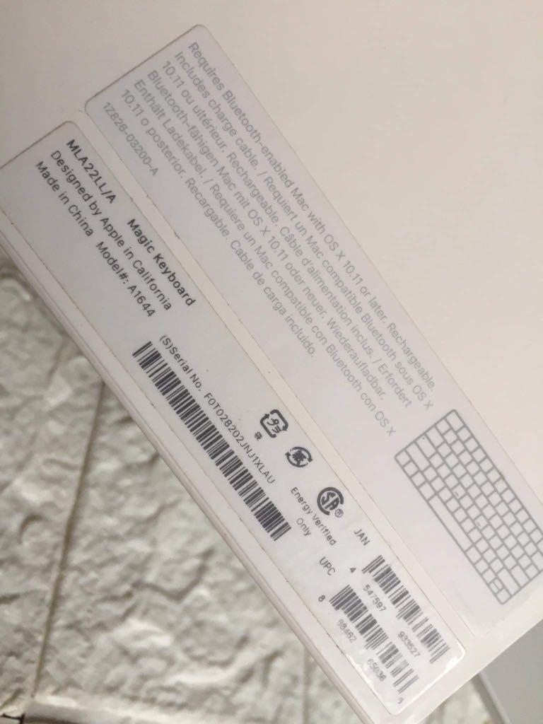 Apple magic keyboard wireless A1644 (Category: Computer Keyboard) located in Davao. Submitted by akvtOS (Listing ID 1164622853, Image 2). Description: Apple magic keyboard wireless A1644 New and genuine. No lightning cable ( if there any scuff it will hard to notice with a naked eye ) .