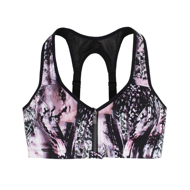 Arizona Lightly Padded Sports Bra by DORINA Imported Activewear UK Size 16  XXL Graphic Print / Black Design For High Impact Sports, Women's Fashion,  Activewear on Carousell