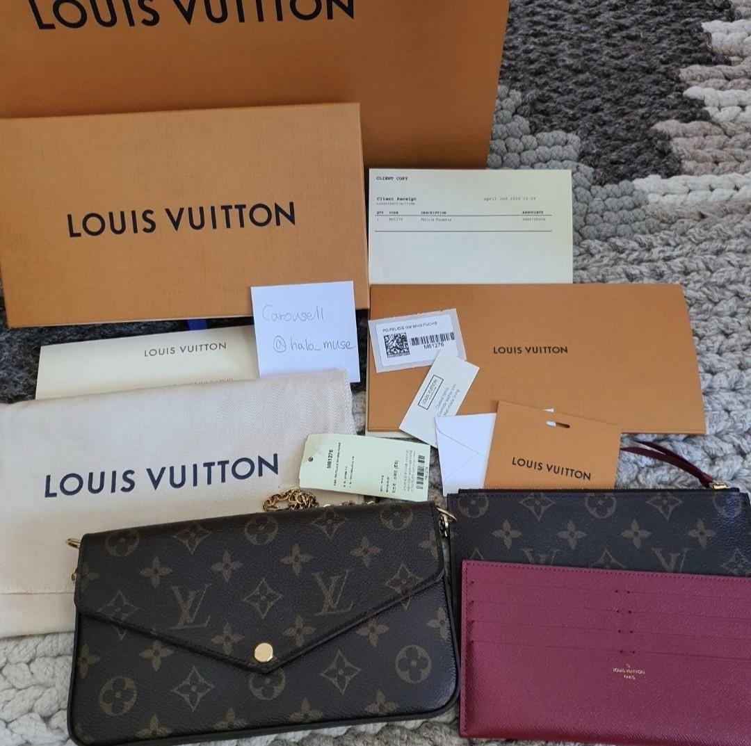 Authentic LV Felicie Pochette, Luxury, Bags & Wallets on Carousell