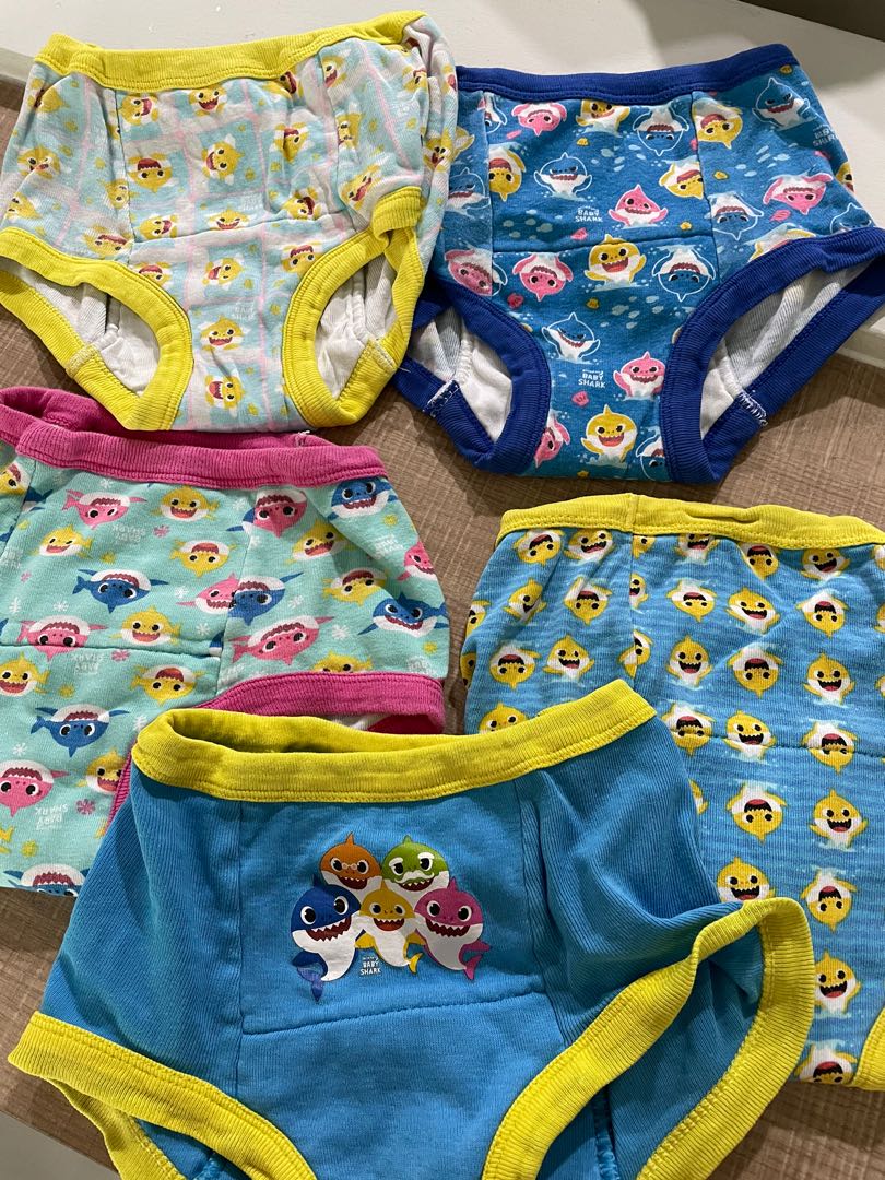 Baby Shark Training Pants, Babies & Kids, Babies & Kids Fashion on Carousell
