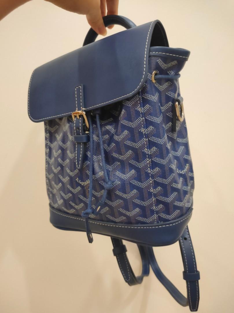 Goyard Alpin Mini Backpack Blue - Kaialux