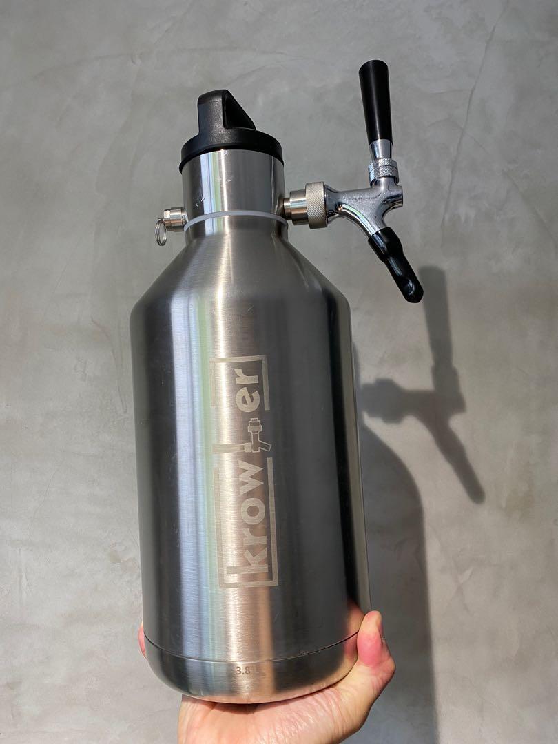 Beer growler with CO2 attachment, Furniture & Home Living, Kitchenware