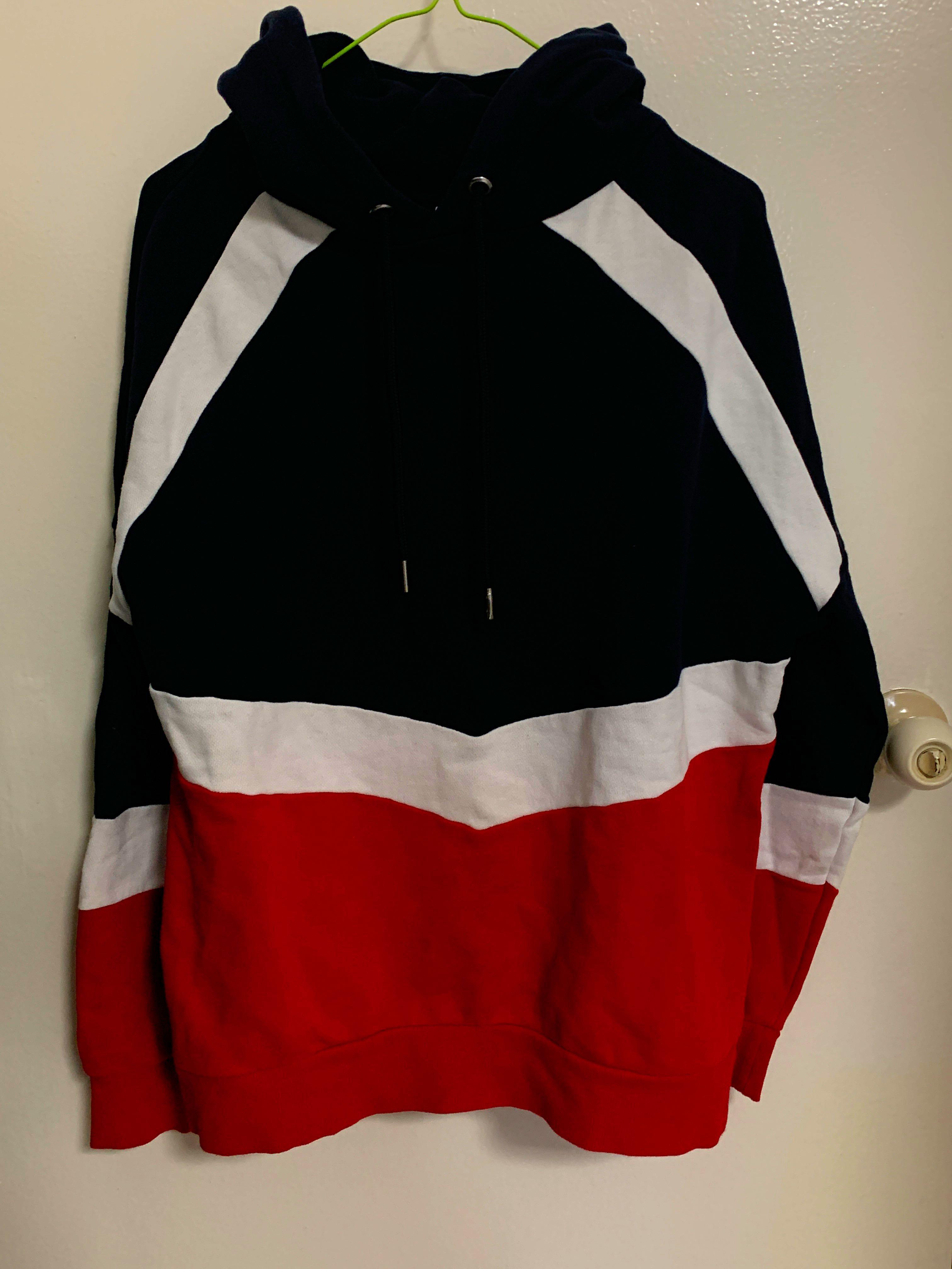 Red white and blue hoodie h&m online