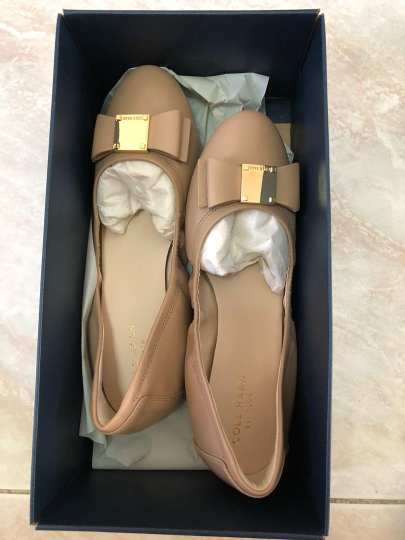 BN cole haan tali bow maple sugar 6B
