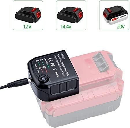 20V Lithium Battery Charger LCS1620 for Black Decker LLP120 LDX20C