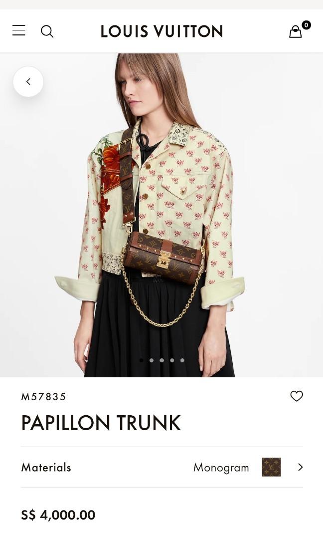 Papillon Trunk Monogram - Handbags