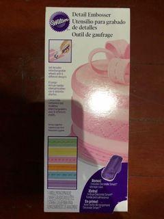 Brand New Authentic Wilton Brand Cake Embosser or Decorator or Cutter