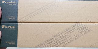 Brand new everdesk desk mat carbon black