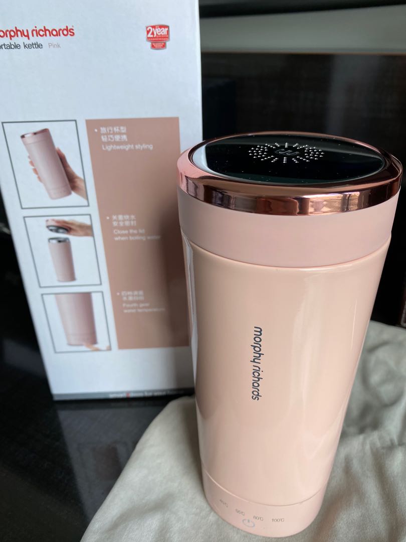 Brand new Morphy Richards portable kettle MR6060 pink), TV & Home