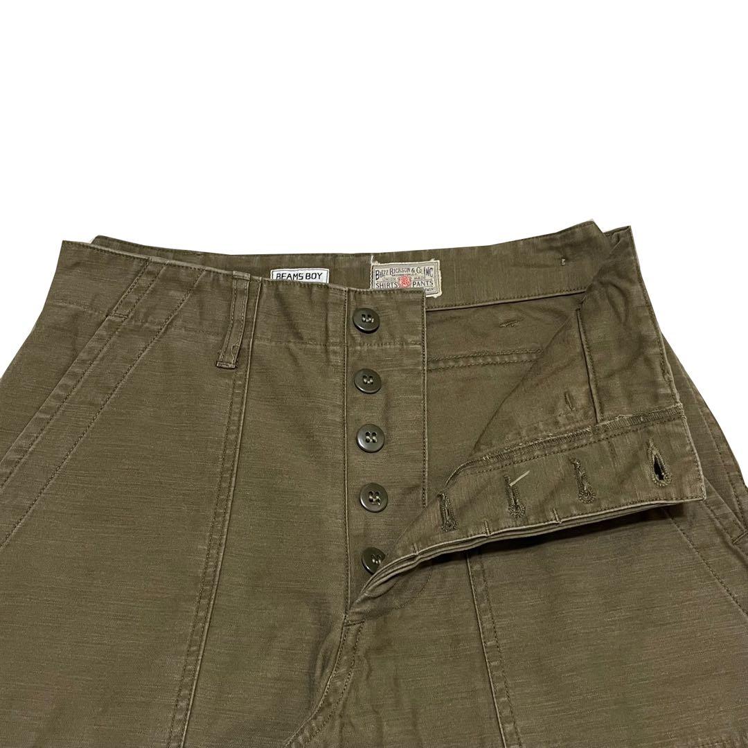 Buzz Rickson's X Beams Boy OG-107 Fatigue Pants, 男裝, 褲＆半截裙