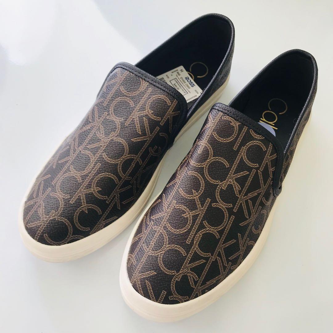 Calvin Klein Slip ons Women 8.5 Women s Fashion Footwear Sneakers on Carousell