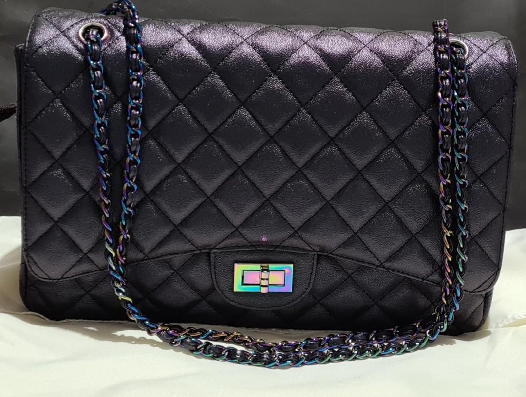 Caviar Chloe Jumbo Flap Bag by Dayday Women s Fashion Bags